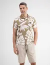 Lerros Poloshirt in Hawaiiaanse Stijl - Desert Sand