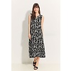 Printmix Jersey Zomer Jurk - Black