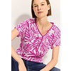 Leinenmix T-Shirt - Bloomy Pink