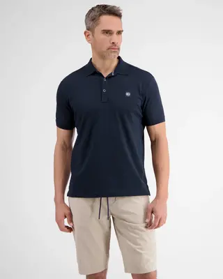 Lerros Poloshirt met Stretch - Classic Navy