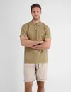 Lerros Poloshirt with Print - Desert Sand