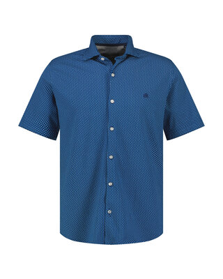 Lerros Jersey Short Sleeve Shirt - Space Blue