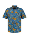 Lerros Jersey Hawaii Kurzarm Shirt - Space Blue
