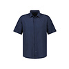 Wash & Wear Kurzarm Shirt - Classic Navy