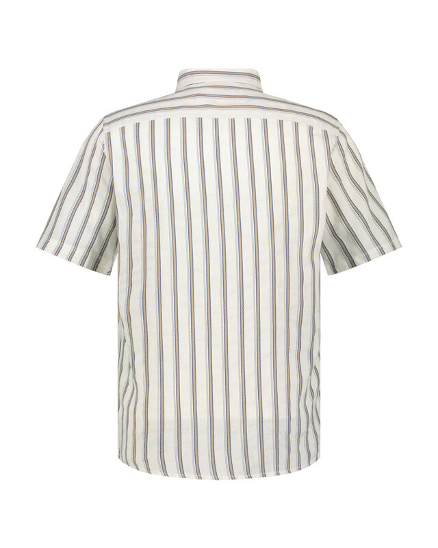 Lerros Wash & Wear Short Sleeve Shirt - Broken White