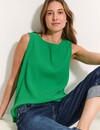 Cecil Structured Blouse - Fresh Apple Green