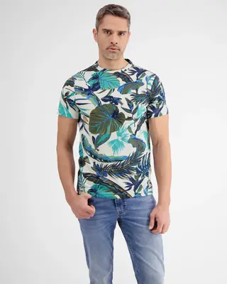 Lerros Hawaii T-Shirt - Broken White