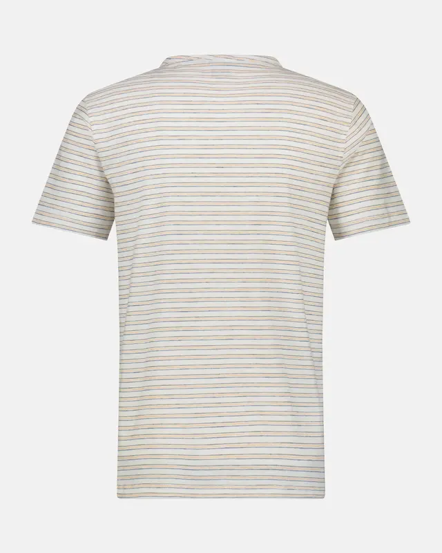 Lerros Serafino Shirt, Gestreept - Broken White