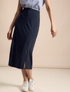 Street One Basic Midi Rok Pepica - Deep Blue