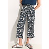 Viscose Print Pants Neele - Dark Petrol Blue
