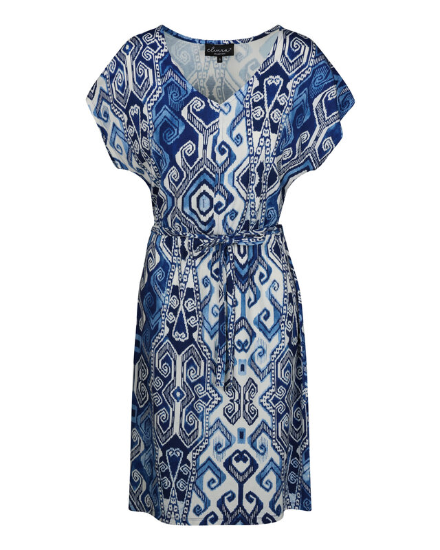 Elvira Collections Jersey Dress Suzy - Aztek Blue