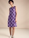 Street One Viskose Print Kleid - Bellflower Lilac