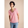 Linnenlook T-Shirt - Fun Peach