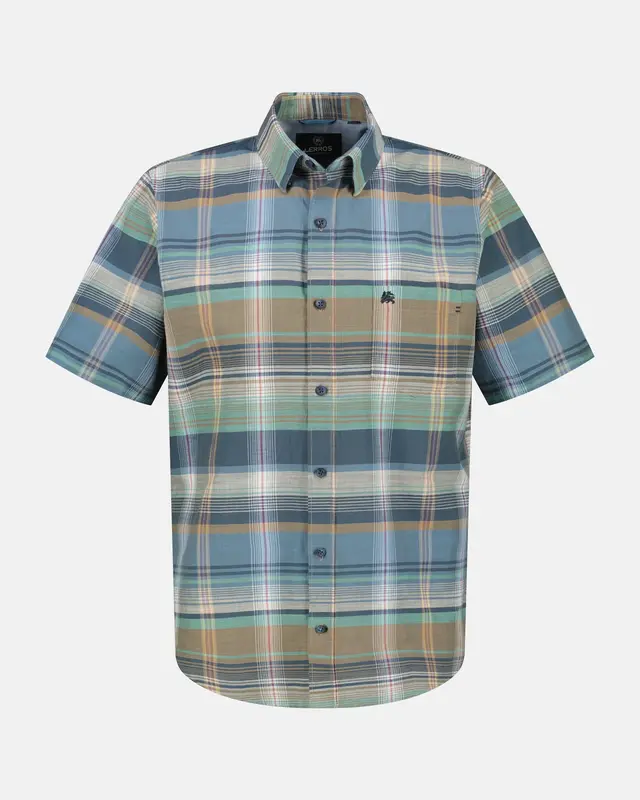 Lerros Karo Kurzarm Shirt - Desert Sand