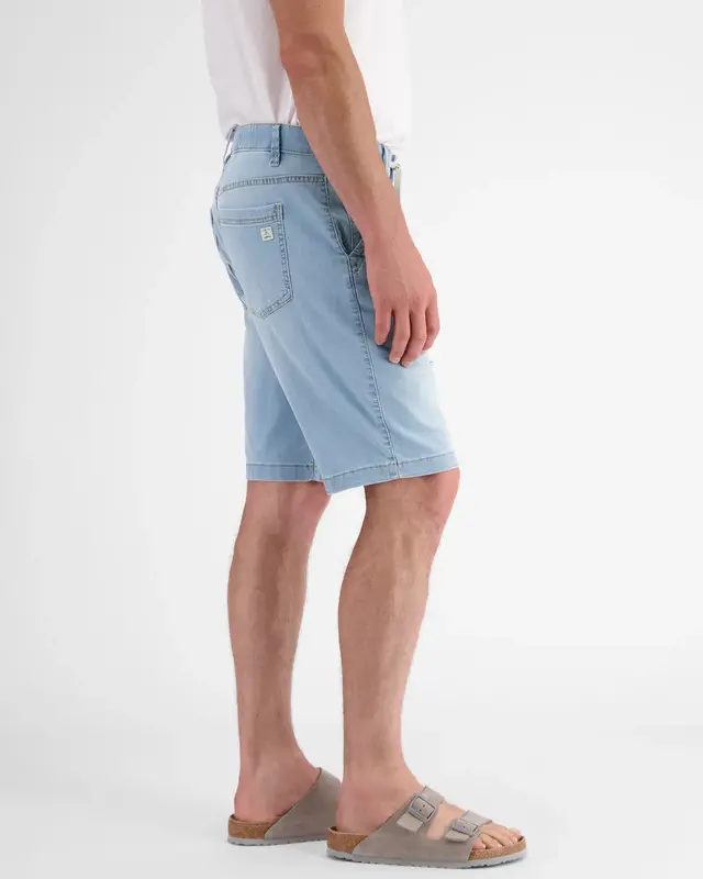 Lerros Lichte Denim Bermuda - Light Blue Used Wash