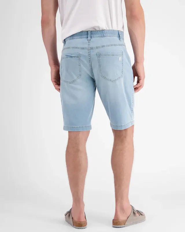 Lerros Lichte Denim Bermuda - Light Blue Used Wash