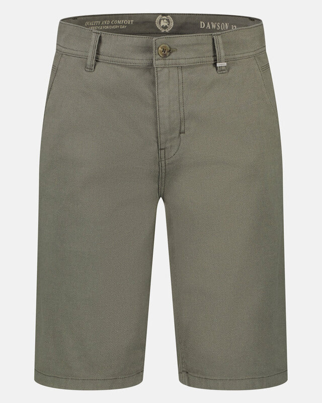 Lerros Struktur Chino Bermuda - Aged Olive