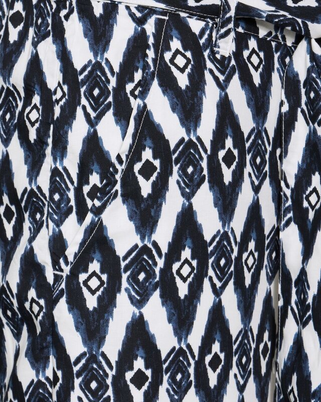 Cecil Hose mit Print Neele - Vanilla White