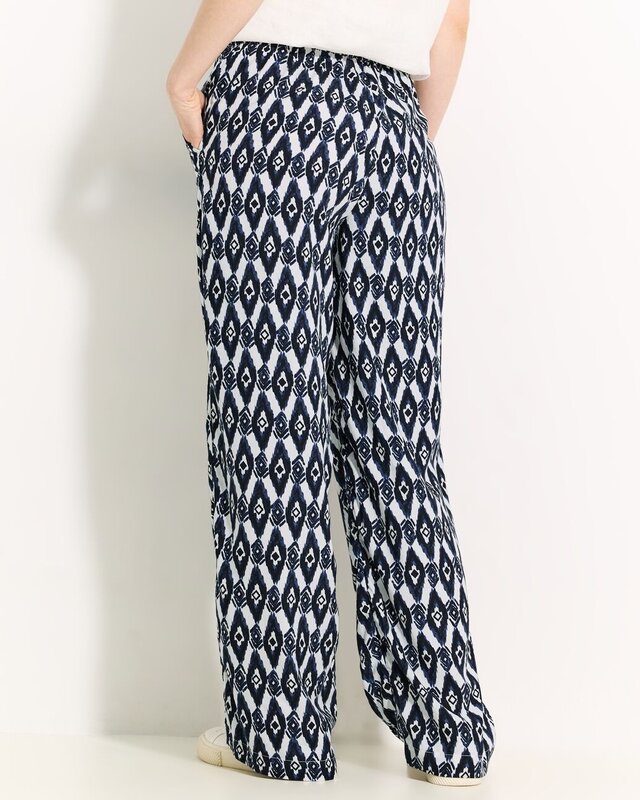 Cecil Hose mit Print Neele - Vanilla White