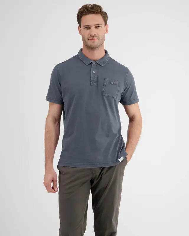 Lerros Poloshirt, Jersey Kwaliteit - Classic Navy