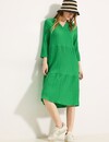 Cecil Tunika Kleid mit Struktur - Fresh Apple Green