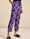 Street One Hose mit Print Bonny - Bellflower Lilac