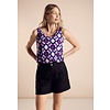 Top with Print - Bellflower Lilac