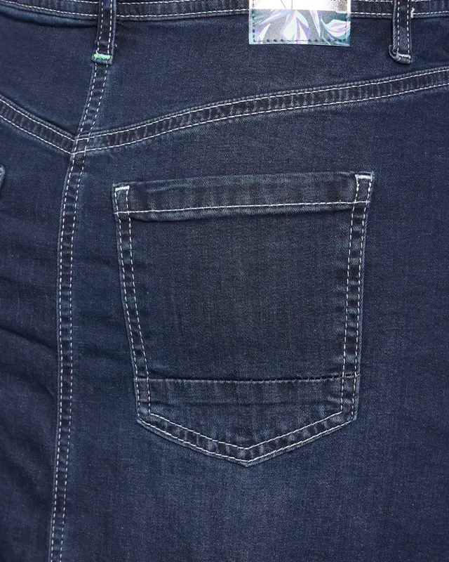 Cecil Midi Jeansrock - Dark Blue Wash