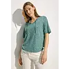 Tunic Shirt with Print - Adriatic Green