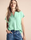 Street One Sommerliche Bluse - Tidel Green
