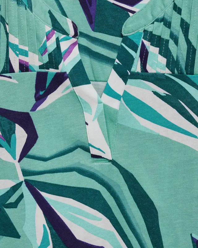 Cecil Tuniekshirt met Print - Adriatic Green