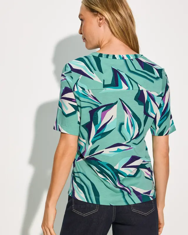Cecil Tuniekshirt met Print - Adriatic Green