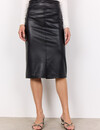 Soyaconcept Kunstleren Rok Haida 3 - Black