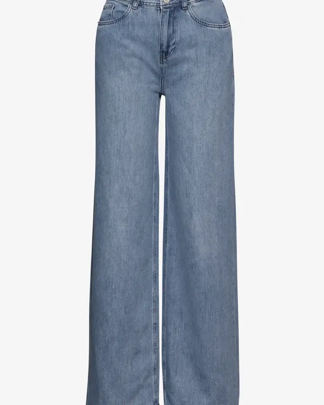 Street One Jeans mit Wide Legs - Light Blue Washed