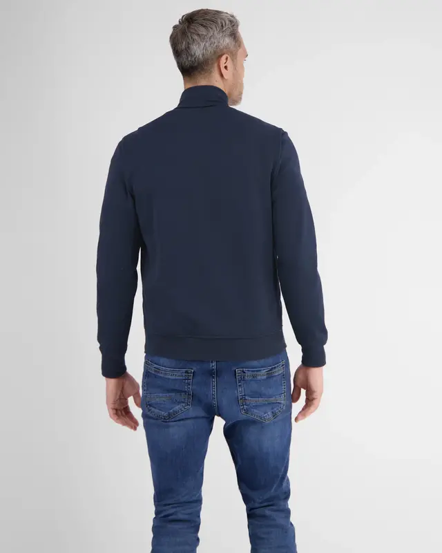 Lerros Sweatjack Gewatteerde Voorkant - Classic Navy