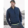 Sweatjacke mit Wattierte Vorderseite - Classic Navy