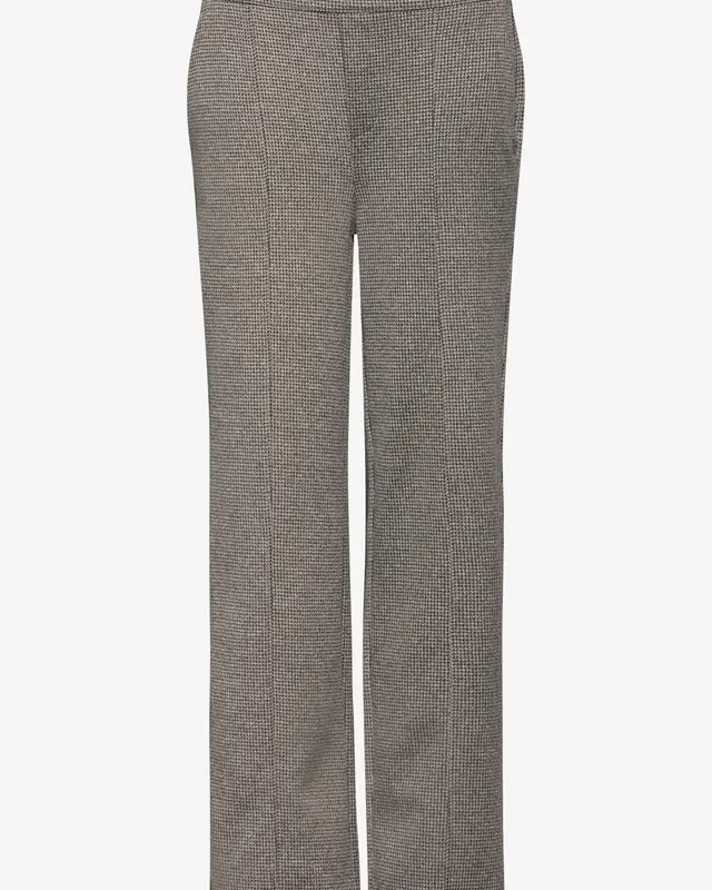 Street One Jacquard Hose im Casual Fit - Black