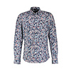 Print Shirt with Stretch - Frosted Blue