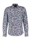 Lerros Print Shirt with Stretch - Frosted Blue