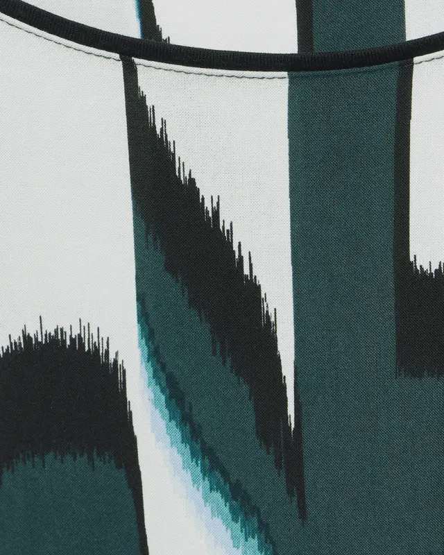 Street One Bedrukt Shirt Evi - Hunter Green