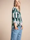 Street One Shirt with Print Evi - Hunter Green