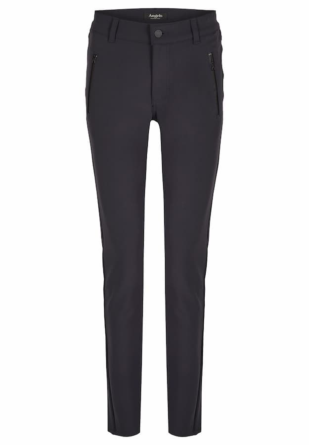 Angels Jeanswear Skinny Pocket Zip - Dark Blue