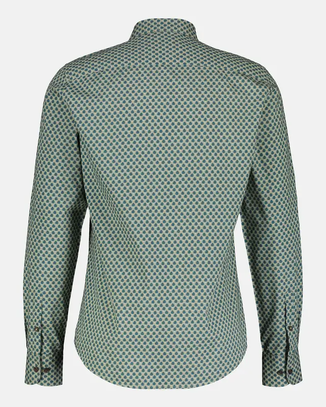 Lerros Ton-Sur-Ton Overhemd - Gentle Reed