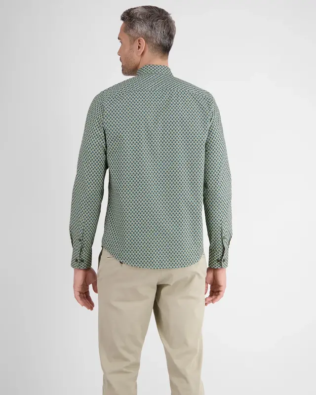 Lerros Ton-Sur-Ton Overhemd - Gentle Reed