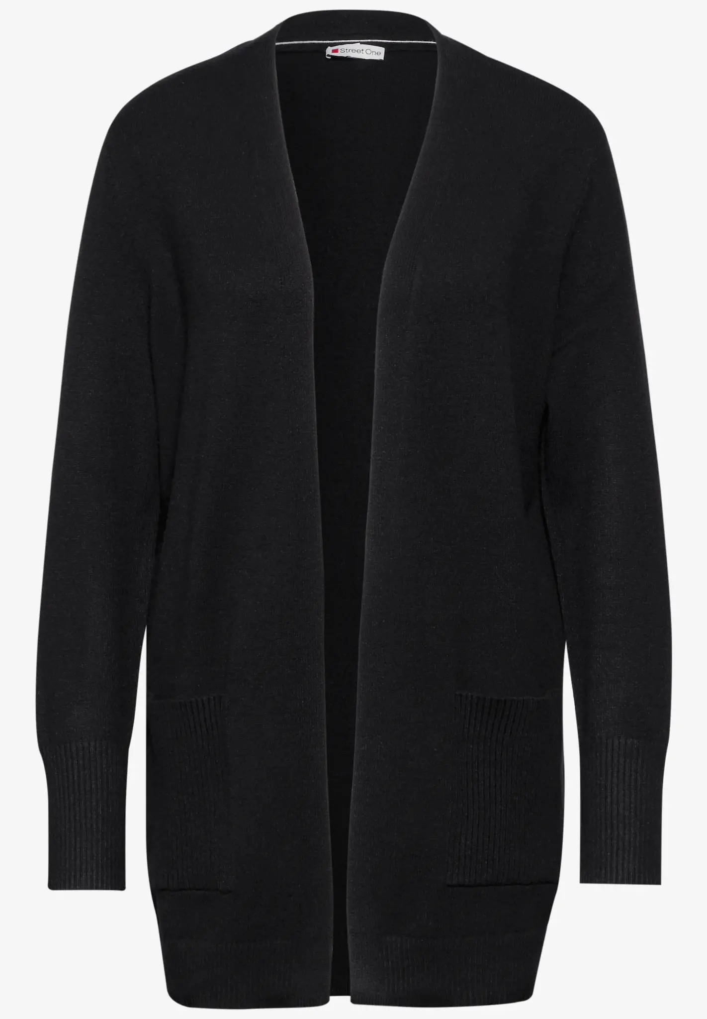 Street One Open Cardigan - Black | - Cotton Blues