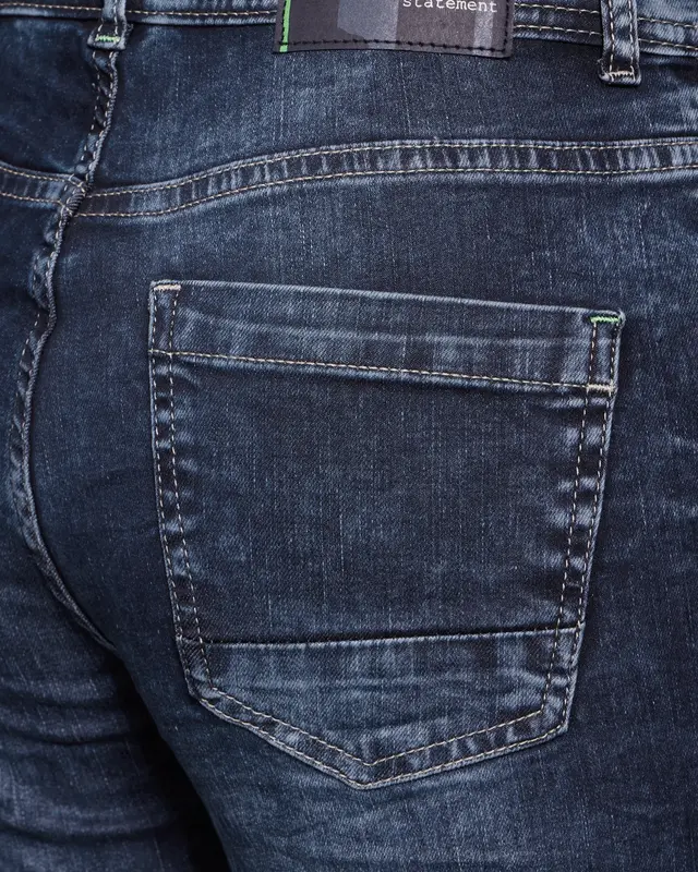 Cecil Slim Fit Jeans Toronto Straight - Mid Blue Wash