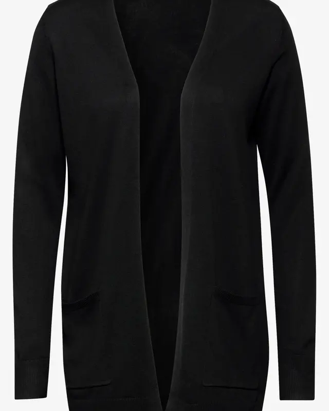 Cecil Open Vest - Black