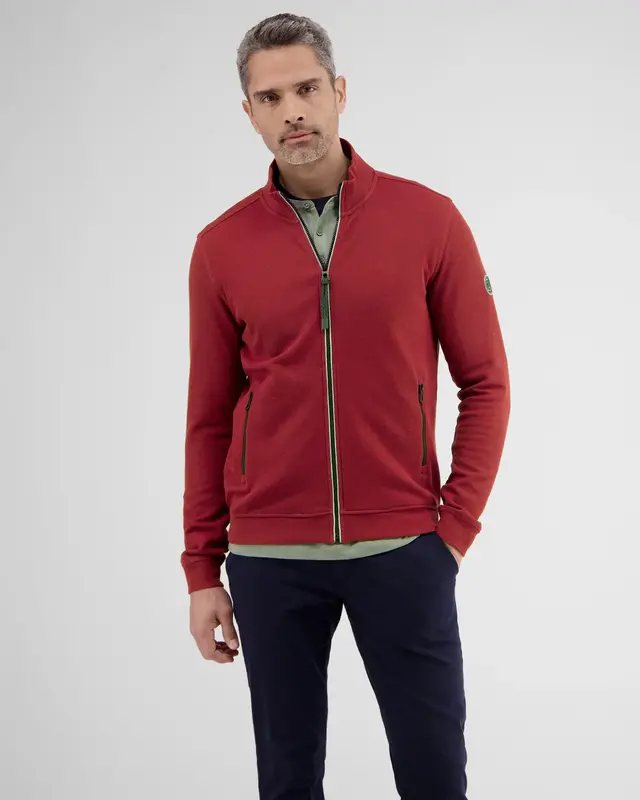 Lerros Sweatjacke - Deep Garnet Red