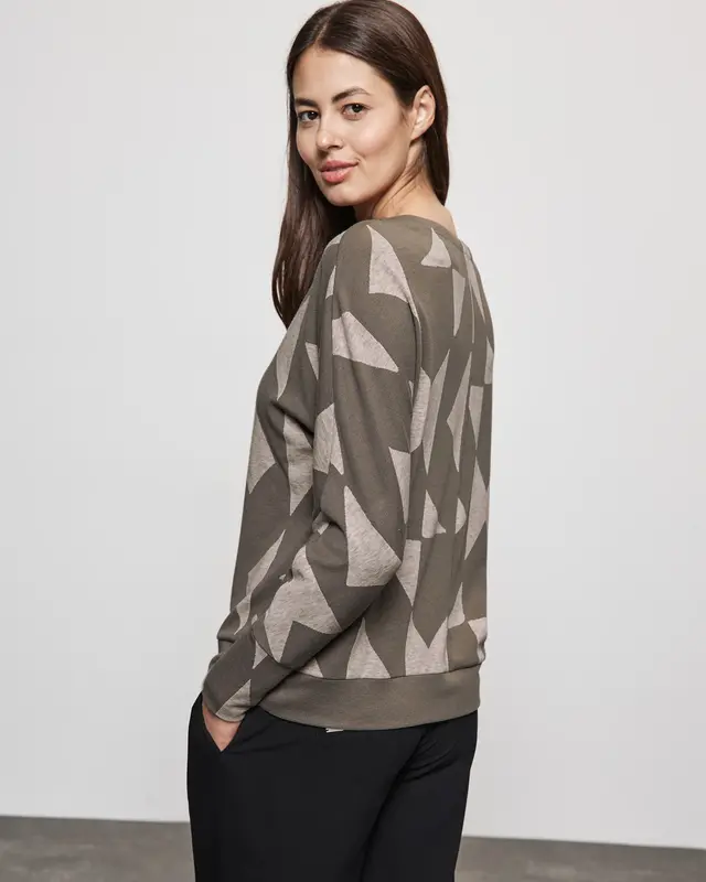 Street One Jacquard Shirt - Rich Mocca