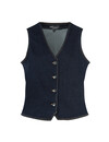 Elvira Collections Denim Vest Cristy - Dark Denim